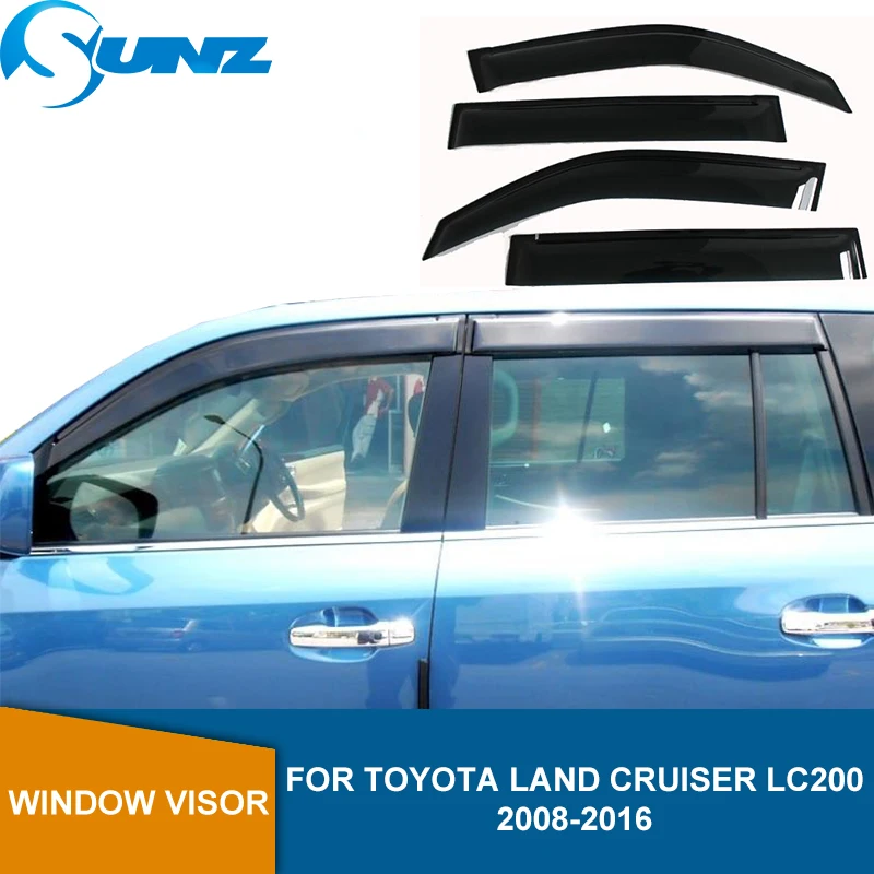 

Side Window Visor For Toyota Land Cruiser 200 FJ200 LC200 LX570 2008 2009 2010 2011 2012 2013 2014 2015 2016 Weathershield SUNZ