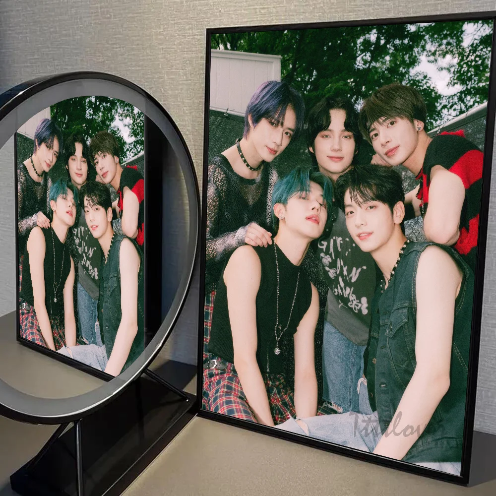 South Korean Boy Group T-TOMORROW X-X T-TOGETHER Poster Wall Art Home Decor Room Digital Painting Living Restaurant