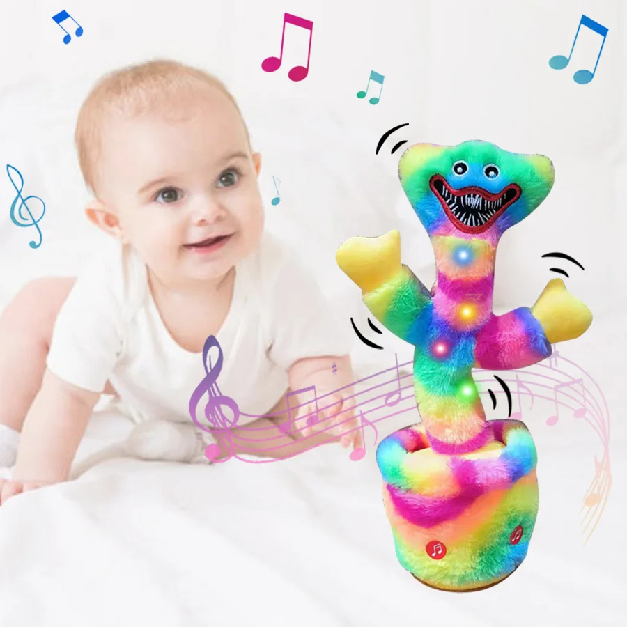 

2022 1PC 32CM Dancing Plush Toy with Singing 120 Songs Shake Plush Doll Toys for Kids Early Education Toy Talking Toy