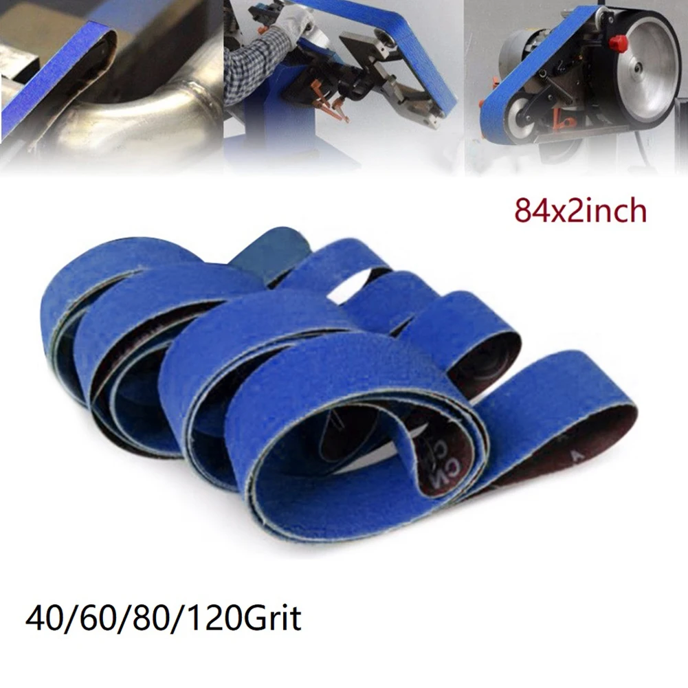 

Zirconium Sanding Belts 40-120 Grit Waterproof Sandpaper For Belt Machine Polishing Metal Wooden Furniture Grinding Tools