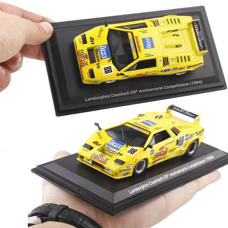 

1:43 1994 Lamborghini Countach 25 Anniversario Competizione Diecast Car Metal Alloy Model Car for Collection Kids Toy Gifts W184