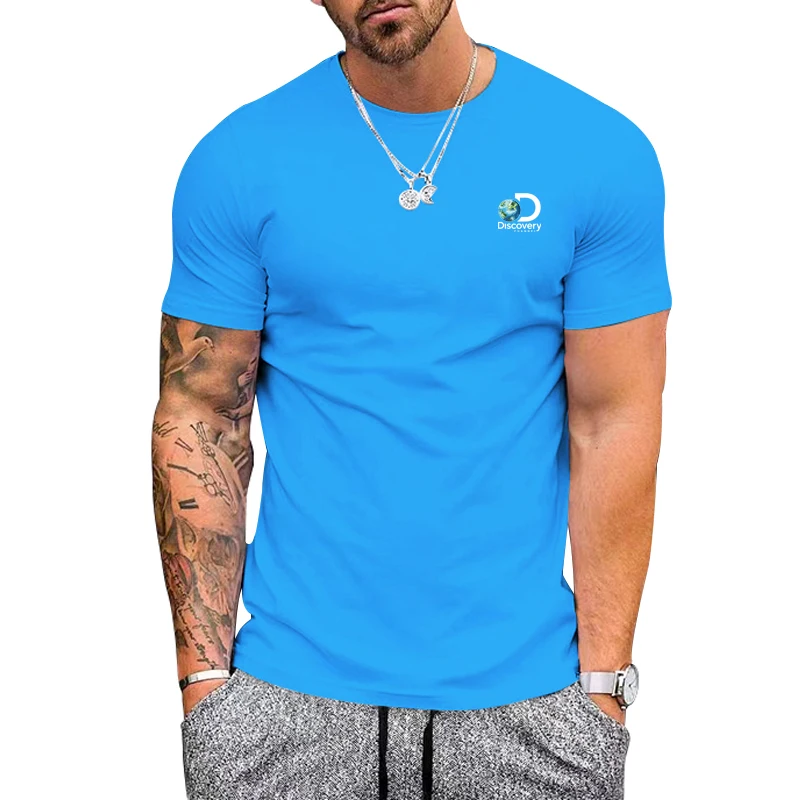 

2023 Men's Short Sleeve Sports T-shirt Quick Dry Running Breathable Sweatshirt Top Sweatshirt Men's