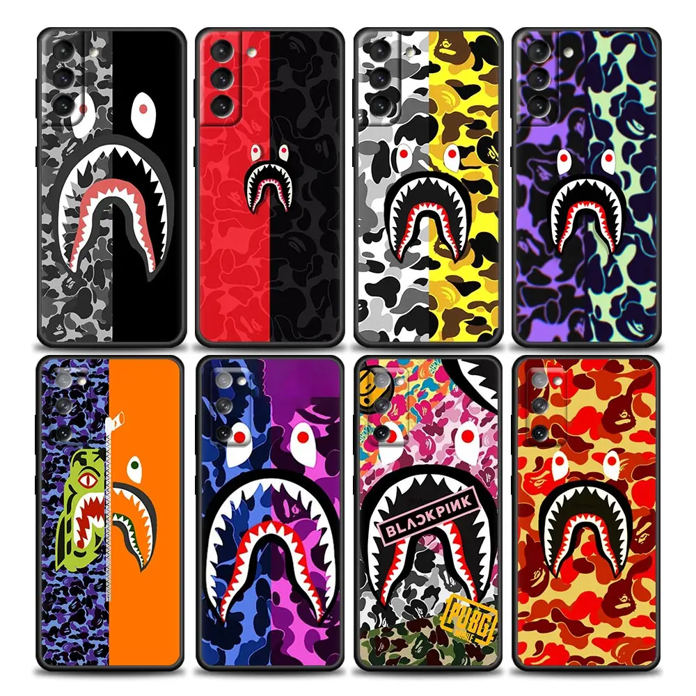 

Funda Phone Case for Samsung Galaxy S22 S8 S9 S10 Lite S10e S21 S20 FE Plus Ultra 4G 5G Case Coque Capa Para Ritch A-Bath-B-BAPE