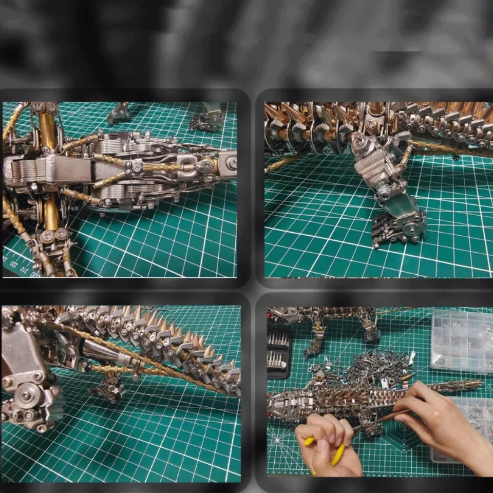 3D-пазл из крокодиловой кожи металлическая Сборная модель сделай сам наборы