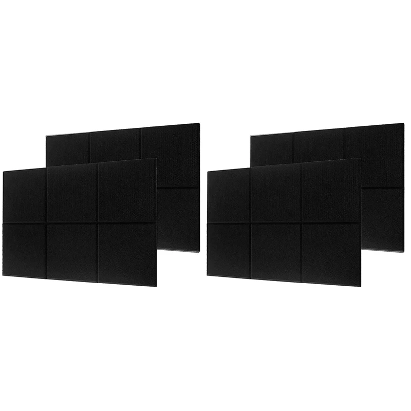 

24 Pcs Acoustic Panels,Sound Proof Padding,Soundproofing Foam,Acoustic Treatment For Homes&Offices,30X30X0.9CM