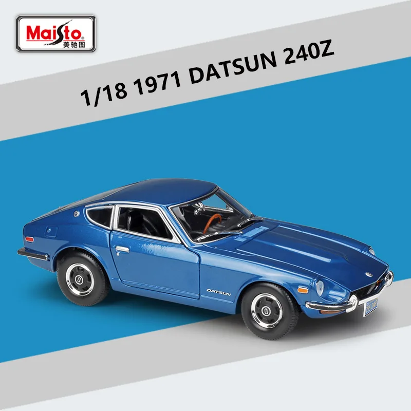 

Готовая модель автомобиля Maisto 1:18 1971 DATSUN 240Z из сплава с базовым коллекционным орнаментом в подарок B401