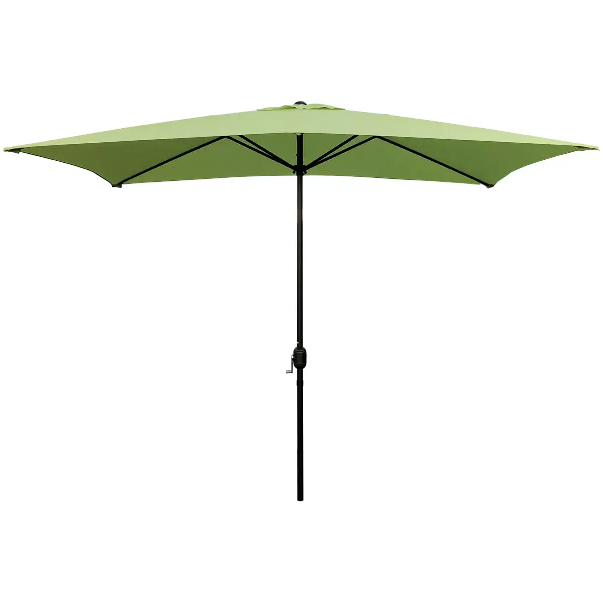 

Abble 10x6,5 футов кренк прямоугольный зонт для патио-зеленый