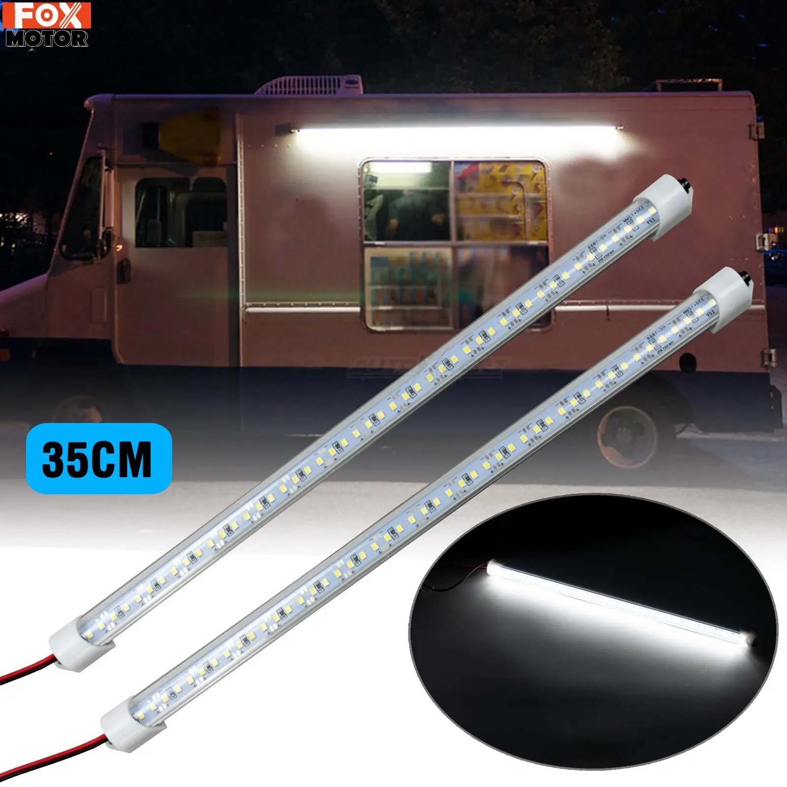 

35 см тент крыльцо Светильник караван внутренний настенный светильник бар полоса Крытый потолочный светильник кабина полоса грузовик пикап...