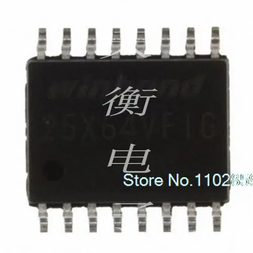 

10PCS/LOT W25X64VFIG 25X64BVFIG 25X64VFIG SOP16