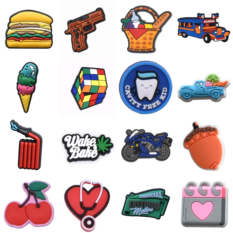 

Women Charm Shoe Charms Accessories Decorations PVC Buckle Decorations for Crocs Wholesale Bulk Gifts Pins Shoes Accessories