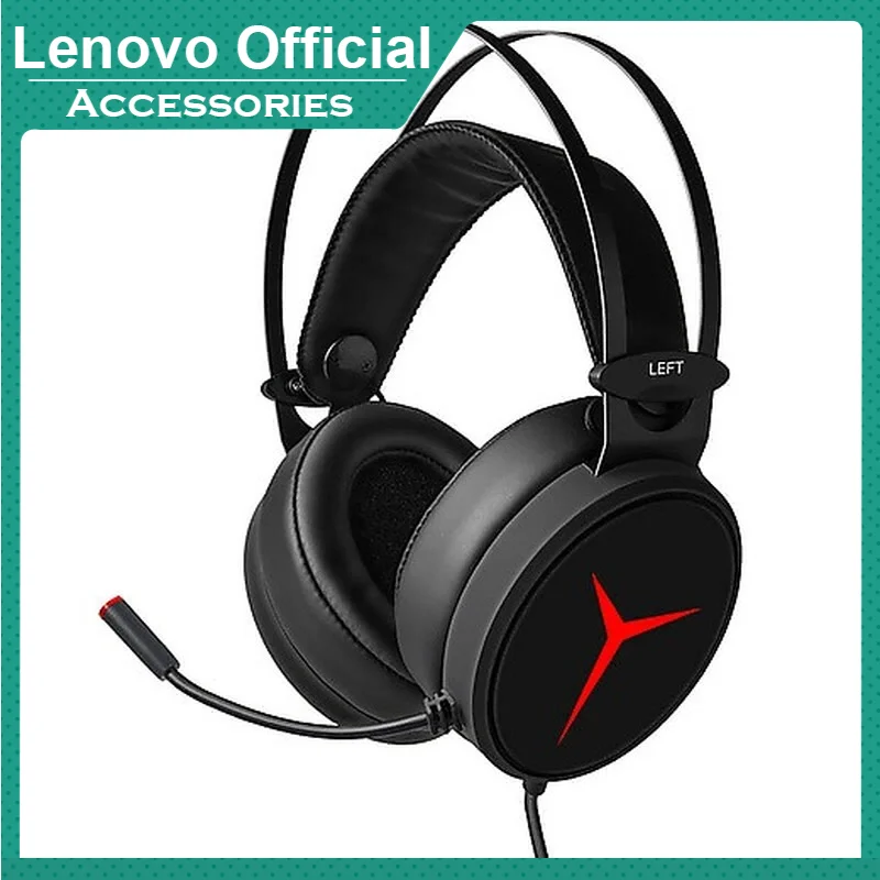 

Original Lenovo Legion Gaming Headphone Headset Star Y360 Independent USB Sound Card 7.1 Channel Surround 50mm Drive Unit