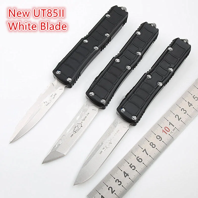 

JUFULE New UT85II Mark 204P Blade UT 85 Aluminium handle Survival EDC camping Fruit kitchenware Tool kitchen Fixed Blade Knife