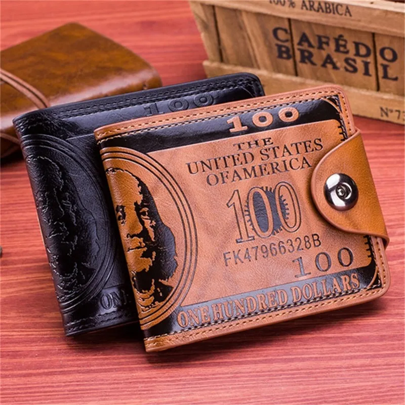 

Кожаный мужской кошелек 2023 долларовая цена, кошелек, повседневный клатч, кошелек для денег, сумка, держатель для кредитных карт, модная новинка, кошелек для мужчин