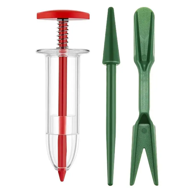 

Manual Seedling Transplanter Planter Vegetable Fertilizing Plant Seeder Planter Single Control Planting For Garden Tools