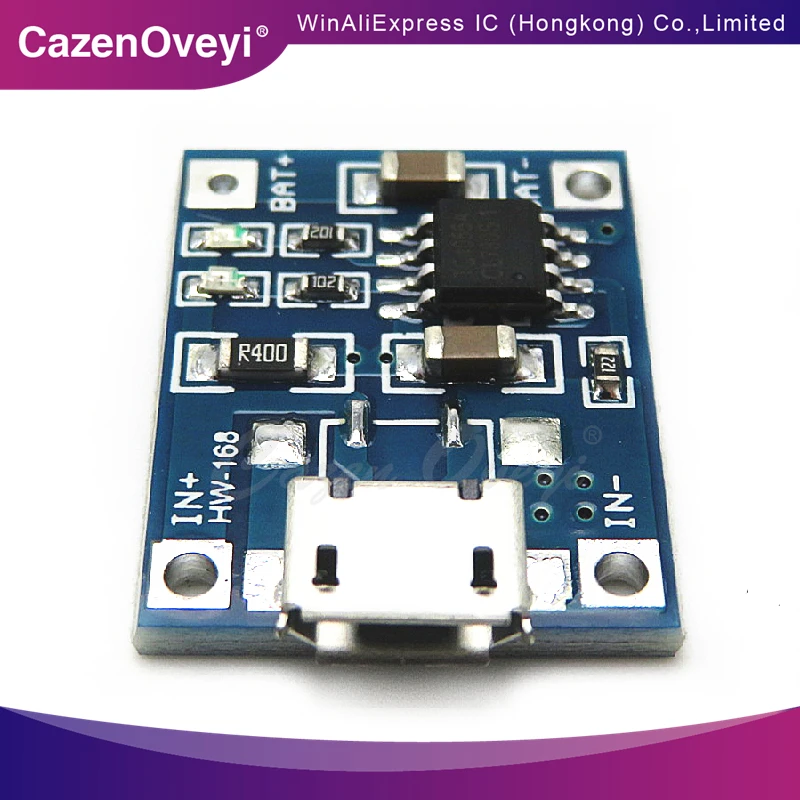 Интерфейс MICRO из 5 предметов TP4056 | 18650 литиевая батарея 3 7 В 6 4 2 зарядная плата