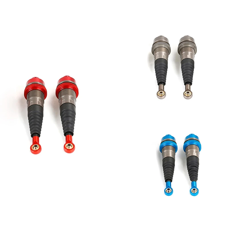

CNC Metal Front Shock Absorber Dust Cover Shock Absorption Assembly for 1/5 HPI Rovan BAJA LT KM LOSI 5IVE-T 5T