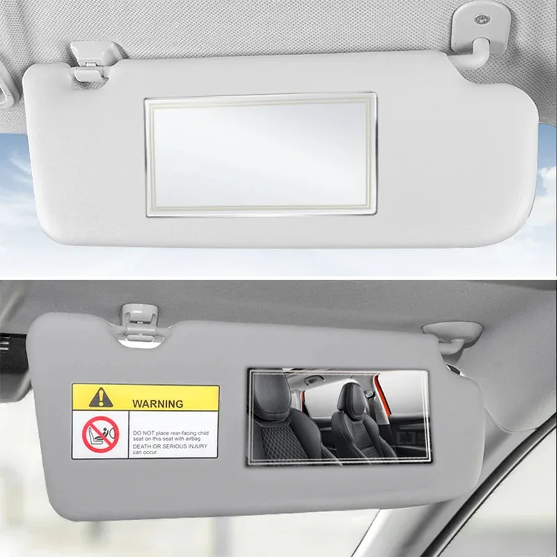 

Портативное Автомобильное Зеркало Для Макияжа С HD-стальным Покрытием И Автоматическим Солнцезащитным Экраном, Компактное