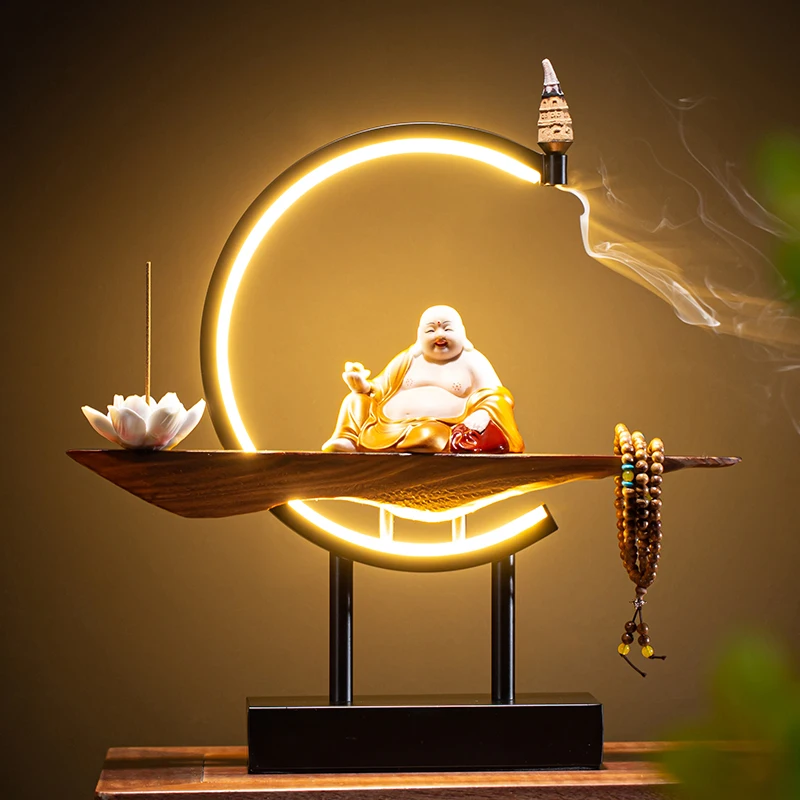 

Флюоресцентная горелка-водопад, люксовый Usb электрическая горелка ладана, ароматическая лампа, домашний декор в готическом стиле Z6