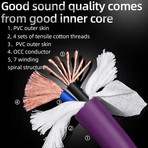 ATAUDIO Hi-End 7N OCC Линейный аудио кабель