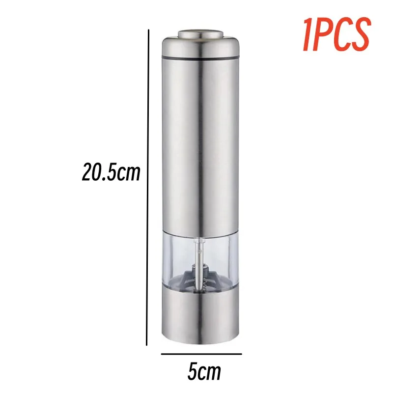 

Электрическая мельница для перца, для кухни, с работой одной рукой, с металлической рамой, автоматическая гравитационная мельница для специй