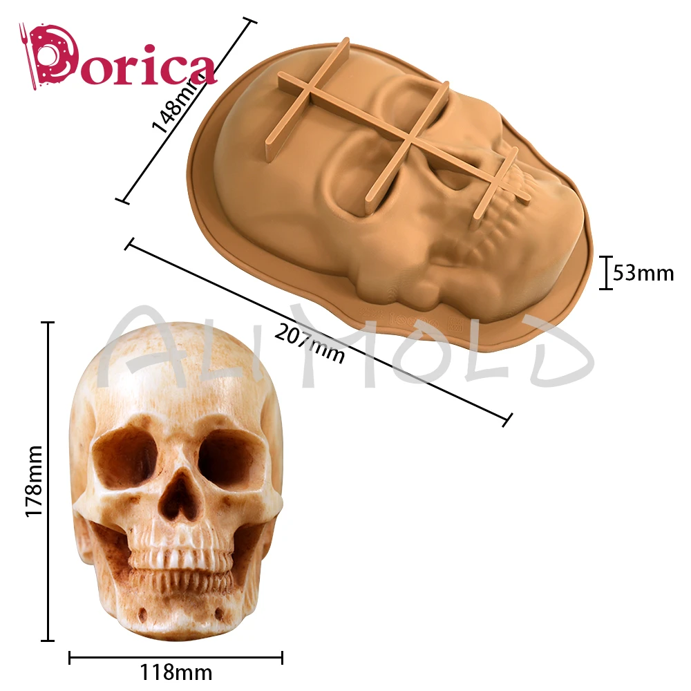 

Силиконовая форма для торта 3D Клоун/Череп