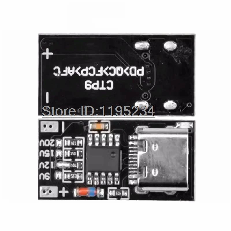 PD/QC/AFC TYPE-C Decoy Board USB Boost Module PD3.0 2 0 PPS/QC4 + FCP AFC Type-c триггер детектор опроса быстрая