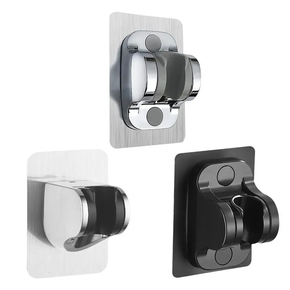 

Настенный держатель для душа в ванную комнату, регулируемый самоклеящийся кронштейн для душа, подставка для душевой головки, аксессуары для ванной комнаты