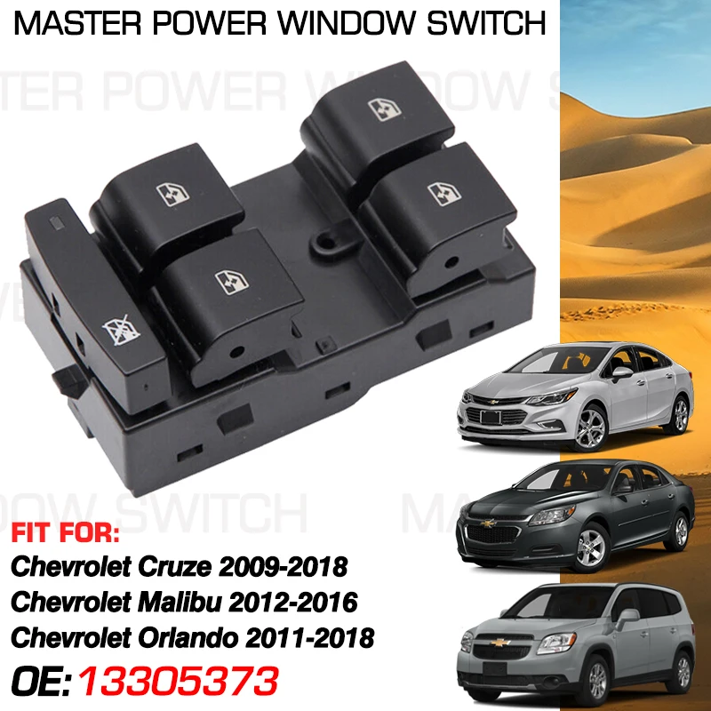 Кнопка переключения стеклоподъемника автомобиля 13305373 8 контактов для Chevrolet Cruze