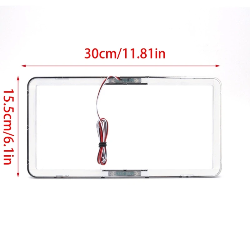 Рамка номерного знака автомобиля типа США с энергоэффективной светодиодной