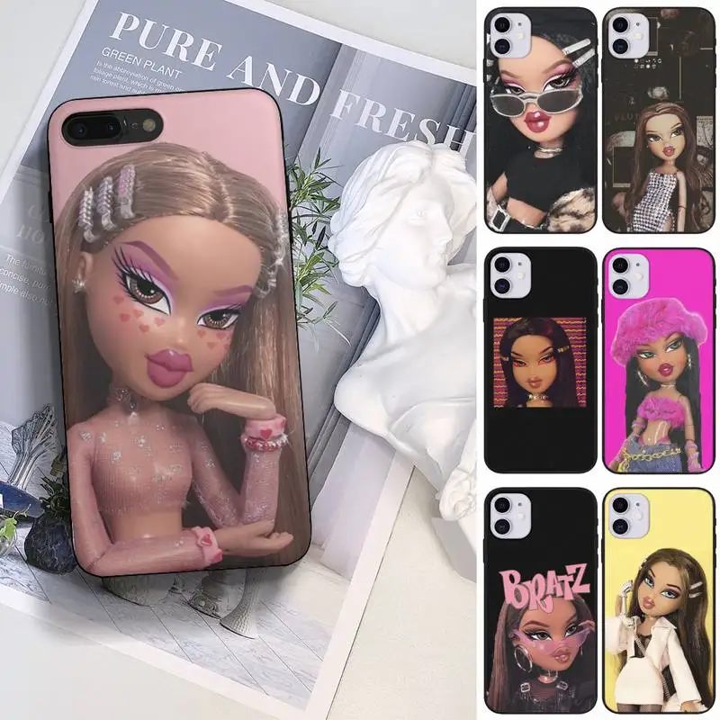 

Cute Cartoon DOll Bratzs Phone Case fundas shell cover for HUAWEI P10 P20 P30 P40 mate 30 40 lite Pro
