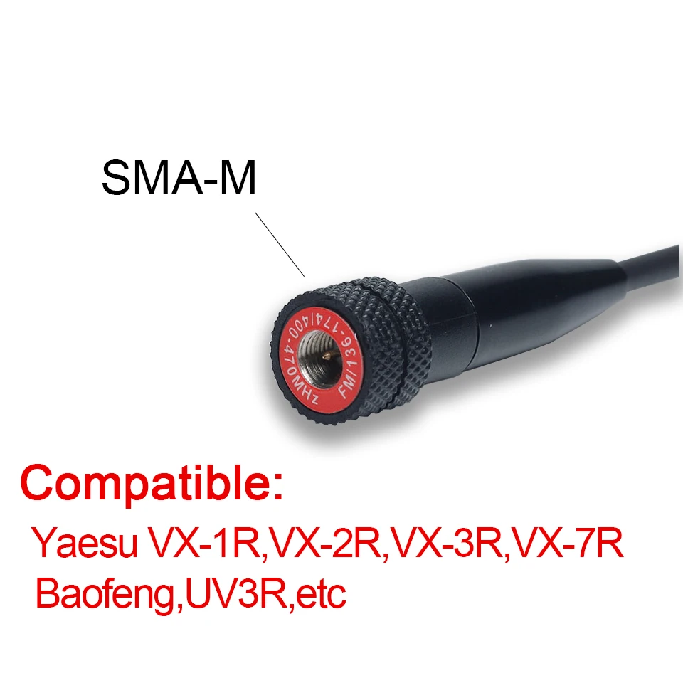 10PCS 669C Walkie-Talkie Antenna SMA-M Male VHF UHF Walkie Talkie Whip Antennas For Yaesu VX-3R VX-5R 7R Baofeng UV3R TYT