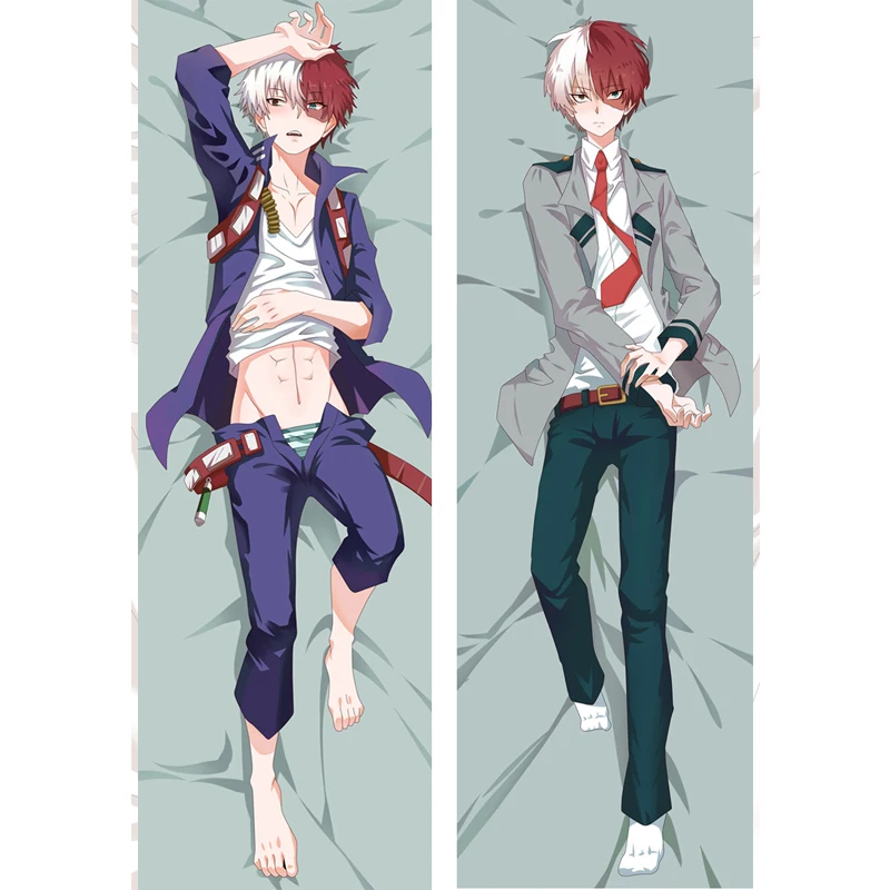 

New design BL Man s Anime Otaku Dakimakura My Hero Academia Todoroki Shoto Decorative Bedding Hugging Body Pillow