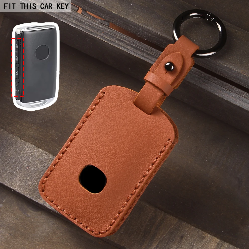 

Для Mazda CX60 CX-60 CX 60 2022-2023 кожаный защитный чехол для дистанционного ключа автомобиля, сумка в виде ракушки