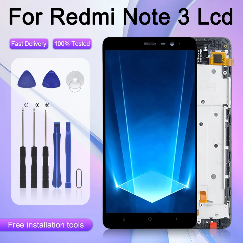 Сменный сенсорный ЖК-дисплей 5 дюйма для Xiaomi Redmi Note 3 дигитайзер экрана в сборе с
