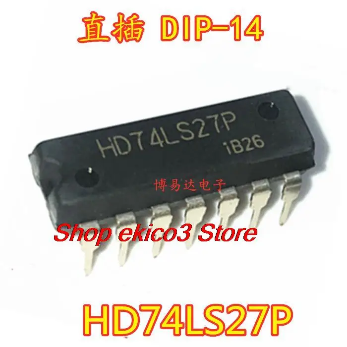 

5pieces Original stock HD74LS27P SN74LS27N DIP14 /