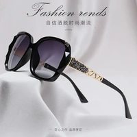 2022 new large frame polarized sunglasses korean version trendy women net red sunglasses driving round frame glasses women