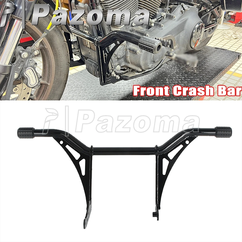 Фото Передняя защита двигателя для Harley Softail Low Rider S ST FXLR FXLRS FXLRST Fat Bob FXFB 114 FXFBS, защитные планки двигателя для мотоцикла №1