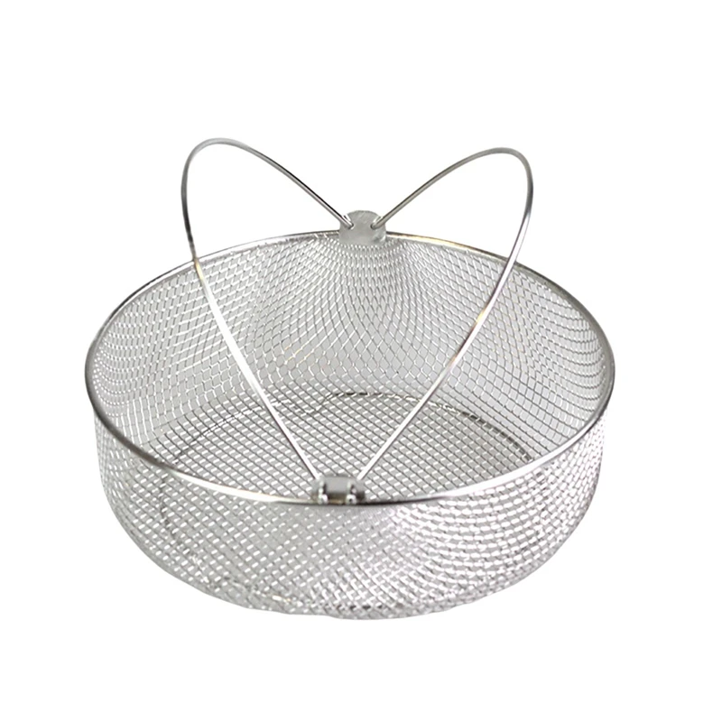 

Stainless Steel Food Strainer Round Basket Cookware Kitchen Colander Sieve Fry Basket Fried Food Basket