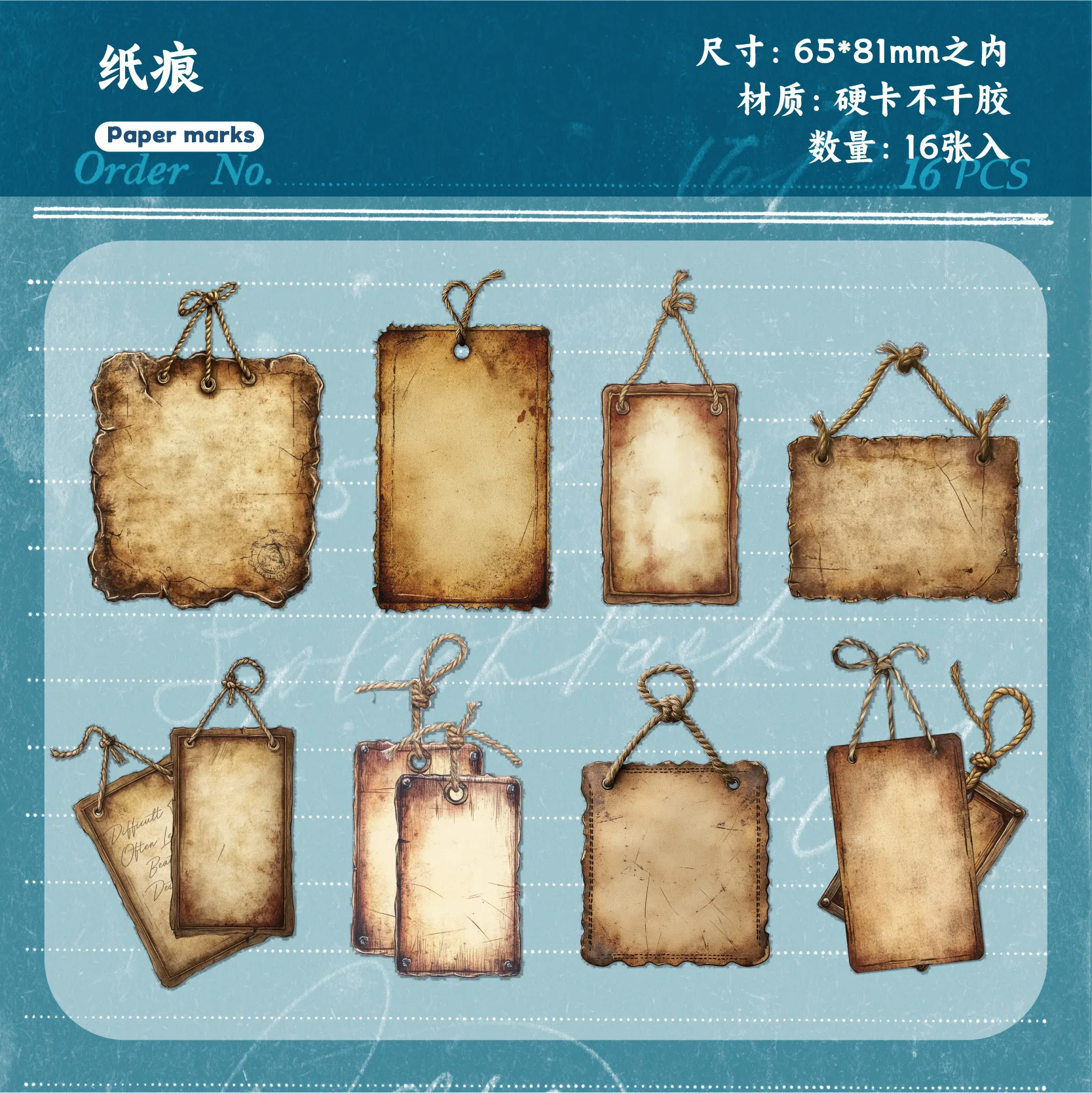 

Alideco наклейки для скрапбукинга 16 шт.