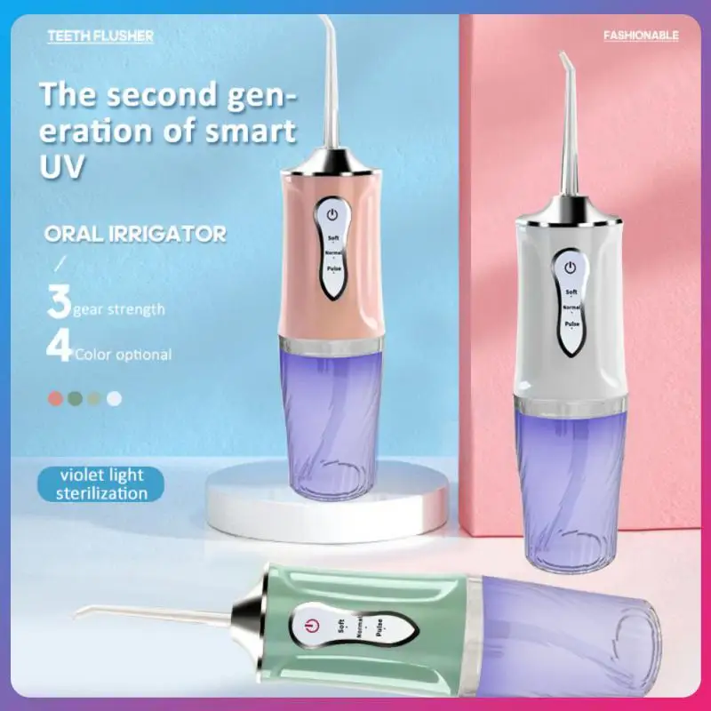 

Ирригатор полости рта IPX7, 1/4 мл, 3 режима, зарядка от USB