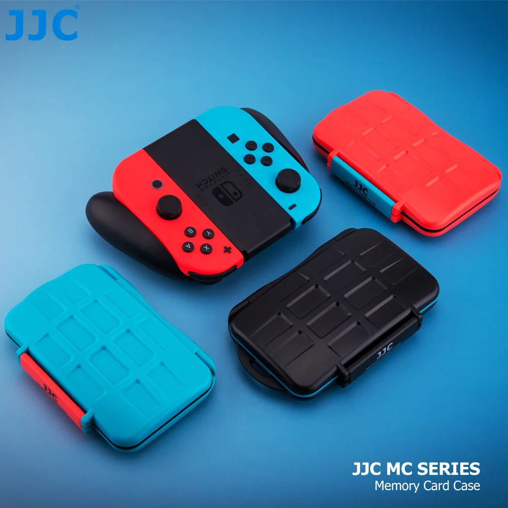 JJC Storage 8 Nintendo Switch Game Card + Micro SD Case Water-Resistant Memory |