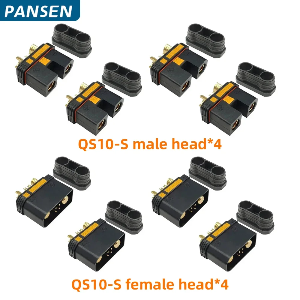 QS8-S QS9L QS10-S Heavy Duty Battery Anti-Spark Gold Connector Power Plug for RC Plant Protection Drone Cars Model