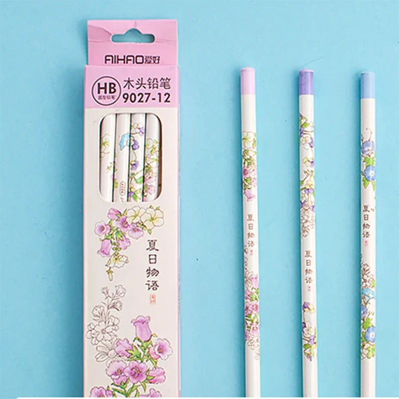 Effomeet простые карандаши HB деревянные 12 шт.