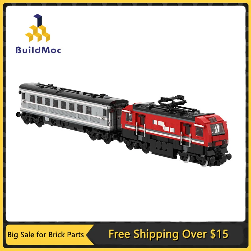 

Moc City Passenger Travel Train Building Block Model Motor Tractor DIY Brick Suit Men's Hobby Brain Game Kids Toy Best Gift