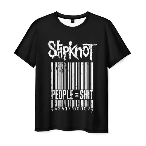 Мужская футболка 3D Slipknot People | одежда
