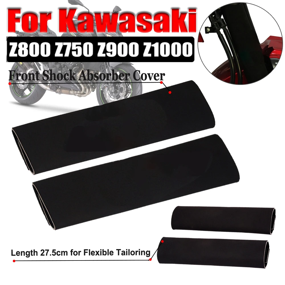 

For Kawasaki Z900 Z800 Z1000 Z750 Z650 Motorcycle Front Shock Protector Absorber Suspension Cover Guard Dust jacket Fork Skin