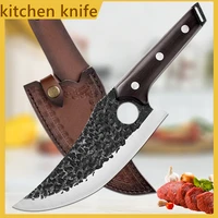hand forged boning knife stainless steel kitchen chef bone knife fishing knife cleaver butcher knife cleaver hunting knife