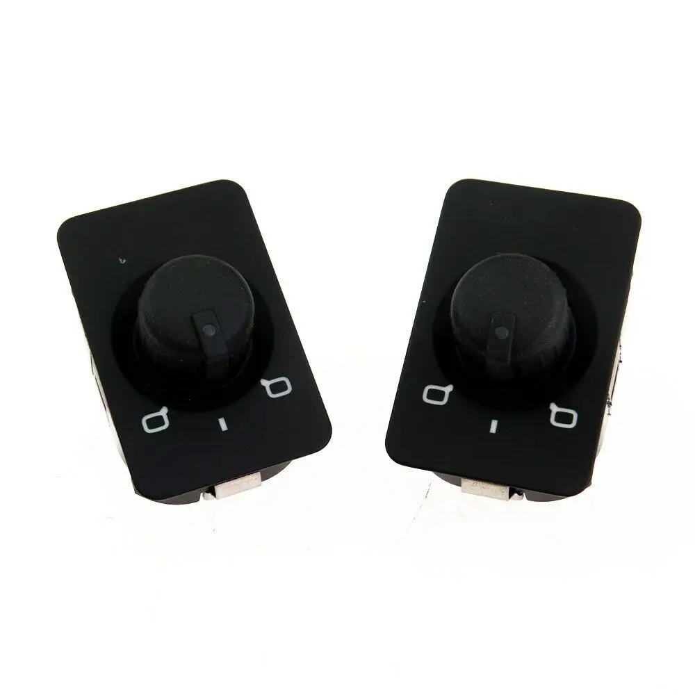 

4B0959565A 2Pcs Car Rearview Side Mirror Switch No Memory Control Knob Button for Audi A3 8L1 A6 4B C5 4B0 959 565A 4B0 959 565A