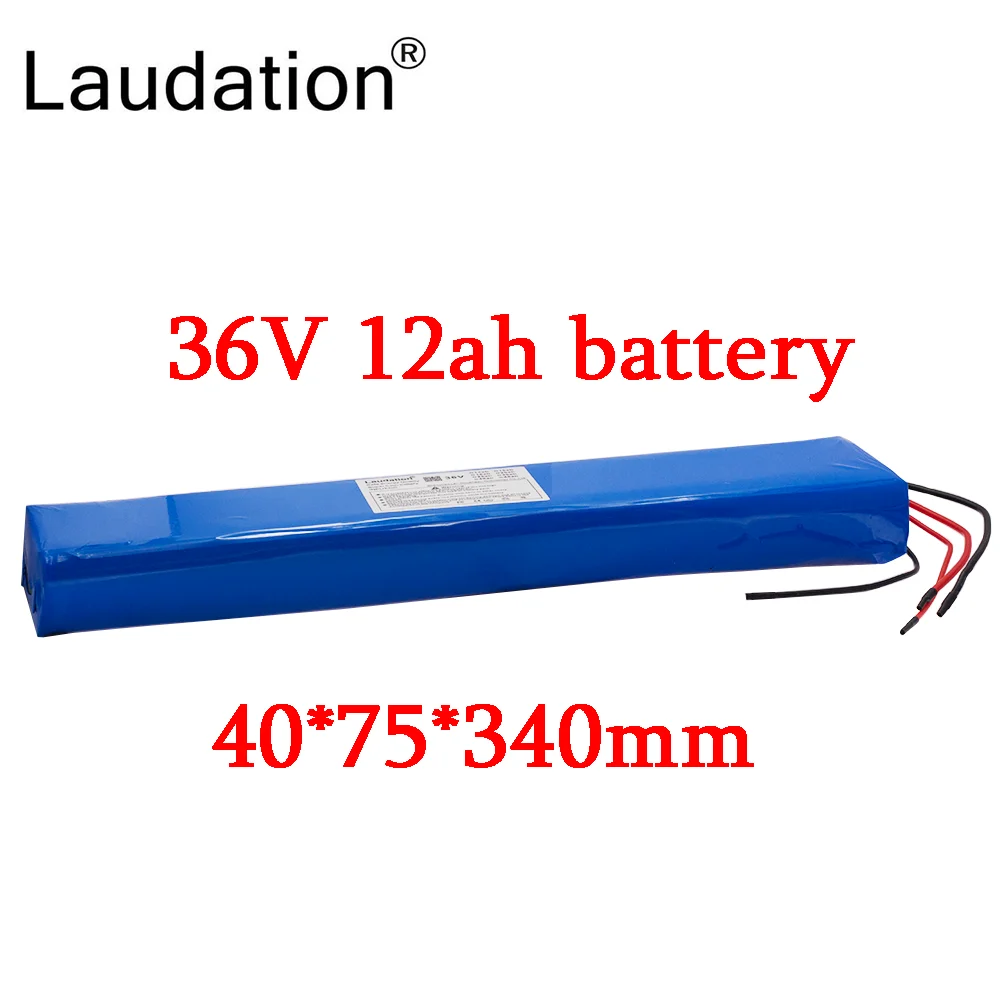 

Laudation 36V 12ah Electric Bicycle Battery Pack 36V 12ah 10S4P 500W High Power And Capacity 42V Motorcycle Scooter With 15A BMS
