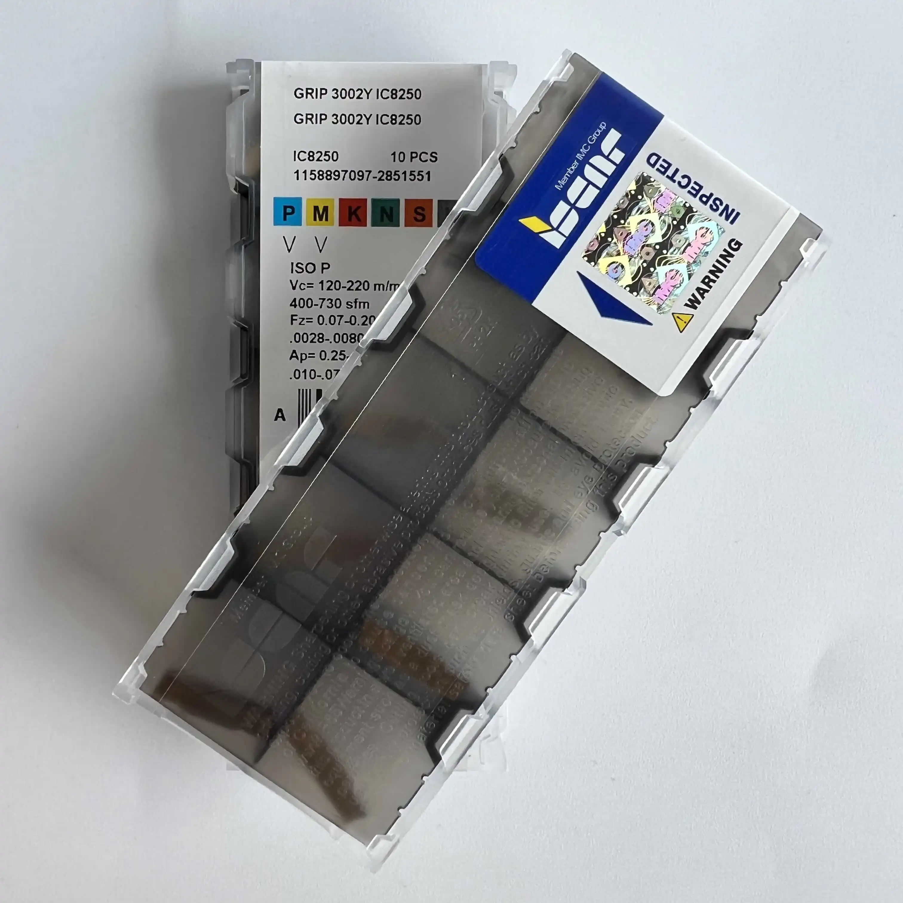 GRIP3002Y IC8250 / твердосплавное лезвие с ЧПУ 10 шт.